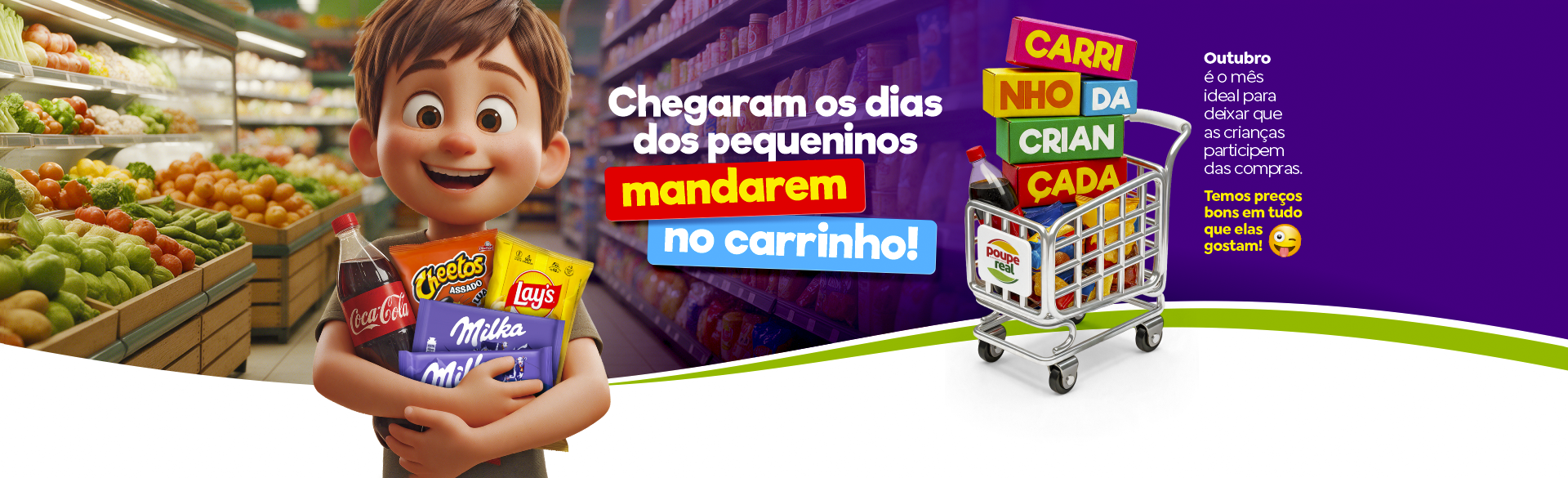 Carrinho da Criançada - Banner Site